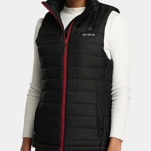 WOMEN'S HEATED ORORO VEST - BLACK